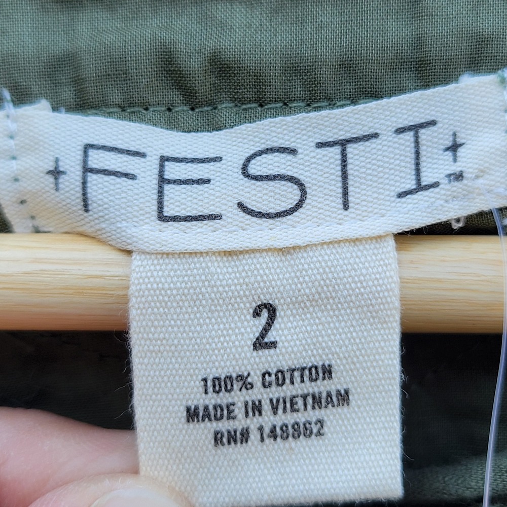 Torrid Festi Olivine Green Cotton Slub Raglan Dolman Sleeve 2X Boho Lagenlook - Picture 4 of 8